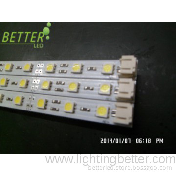 IP20 5050 rigid bar 33leds/m  with white PCB and white color